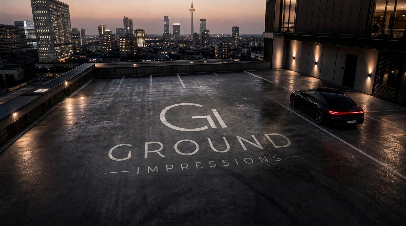 Premium Bodenkampagne in einem Shopping Center